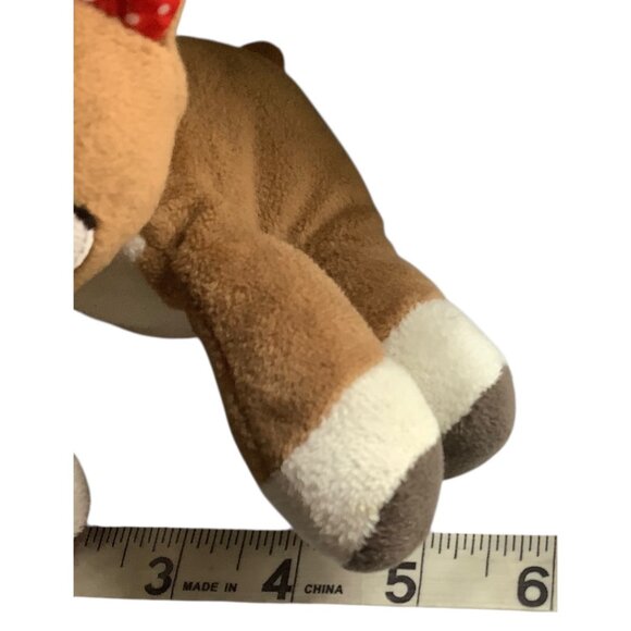 Rudolph The Red-Nosed Reindeer Plush Toy By Kids Preferred 5.5" Hand Held Animal - Picture 5 of 6
